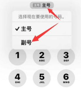 含山苹果14维修店分享iPhone 14 Pro Max使用副卡打电话的方法 